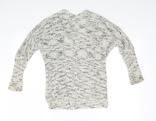 YD Girls Beige Wrap Jumper Size 8-9 Years