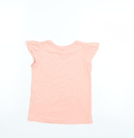 Nutmeg Girls Pink Basic Polo Size 5-6 Years