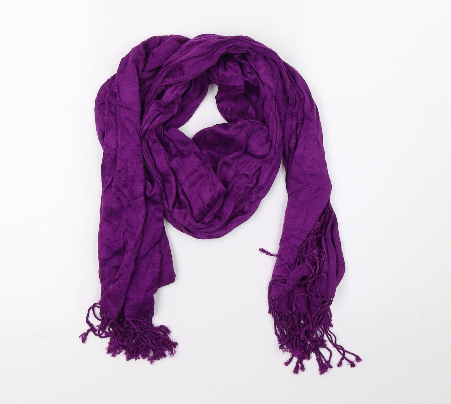 Preworn Womens Purple Scarf