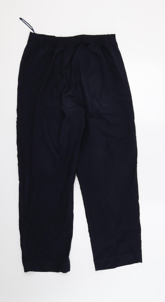 BM Womens Blue Trousers Size 10 L26 in