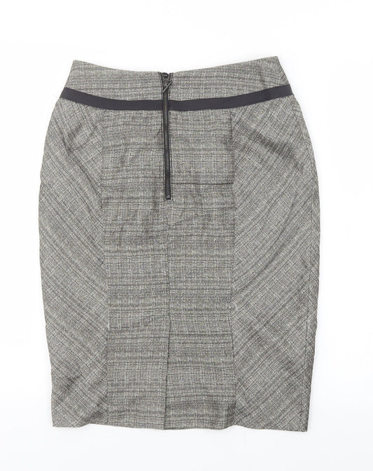 M&S Womens Beige Straight & Pencil Skirt Size 8