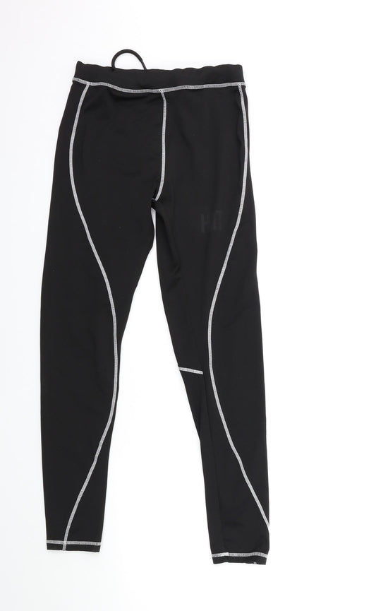 HIIT Womens Black Carrot Leggings Size S L27 in
