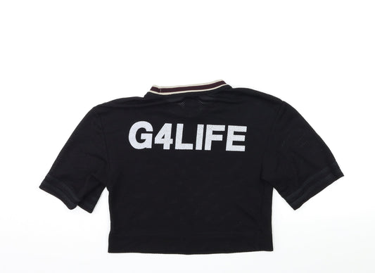 River Island Womens Black T-Shirt Size 6