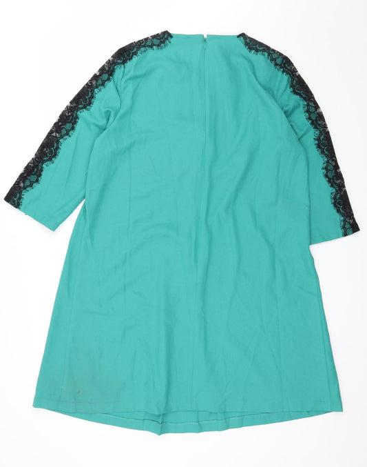 Paper Dolls Womens Green A-Line Size 16