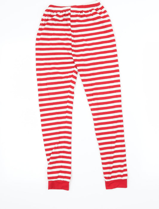 Live It Style It Girls Green Striped Jersey Top Pyjama Set Size 5-6 Years - Little Elf
