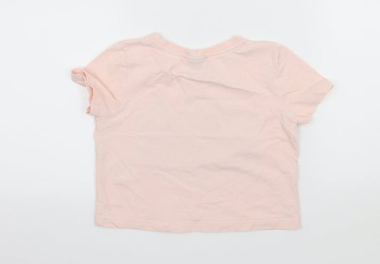 Matalan Girls Pink Jersey Basic T-Shirt Size 5 Years - Magic