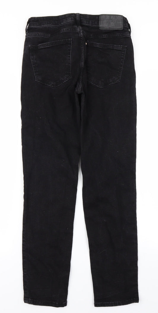 &Denim Womens Black Denim Skinny Jeans Size 26 in L26 in