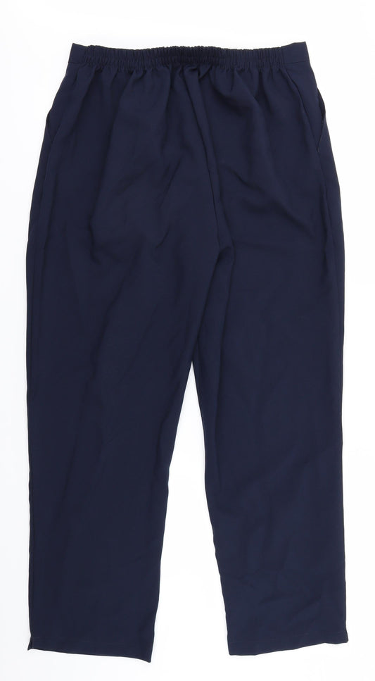 Preworn Womens Blue Trousers Size 20 L26 in