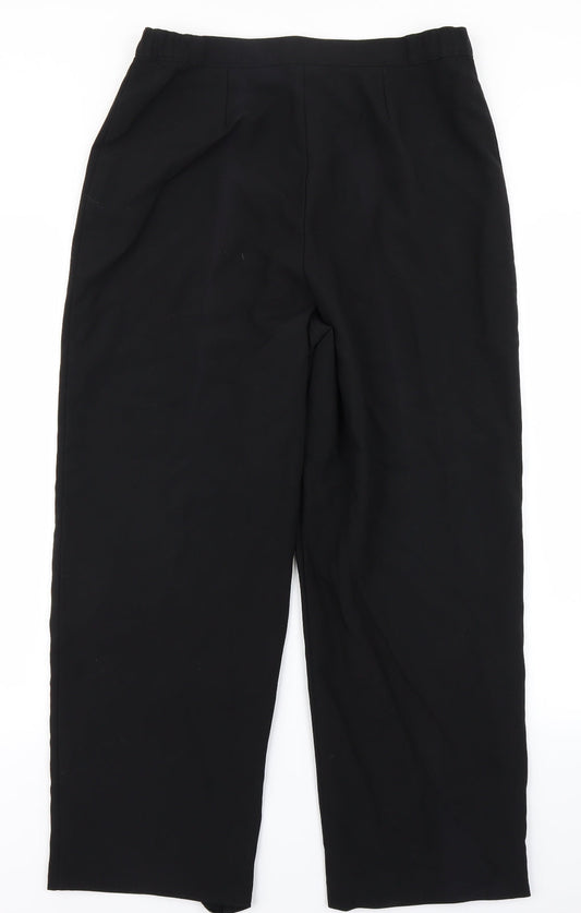 Modern Classics Womens Black Trousers Size 16 L25 in
