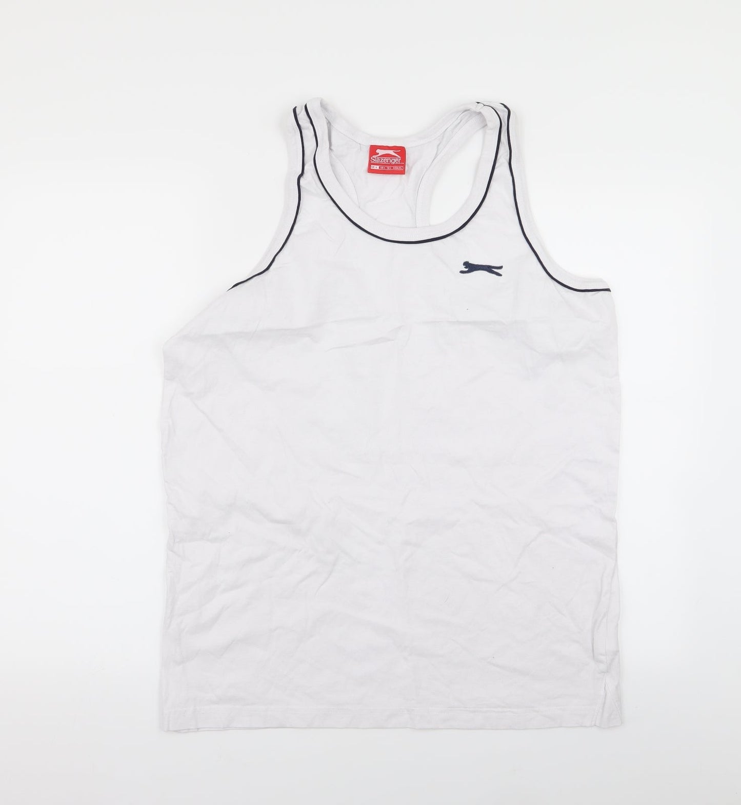 Slazenger Mens White T-Shirt Size L - tank top