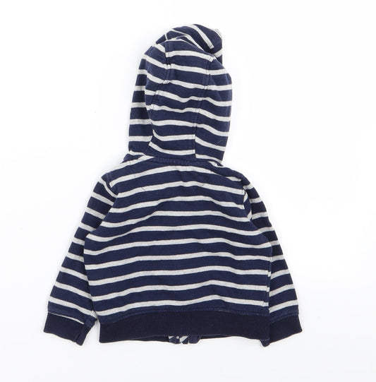 lullaby Boys Multicoloured Striped Full Zip Jumper Size 3-6 Months