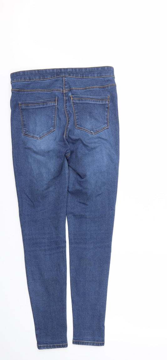 DEIM Womens Blue Skinny Jeans Size 12 L29 in