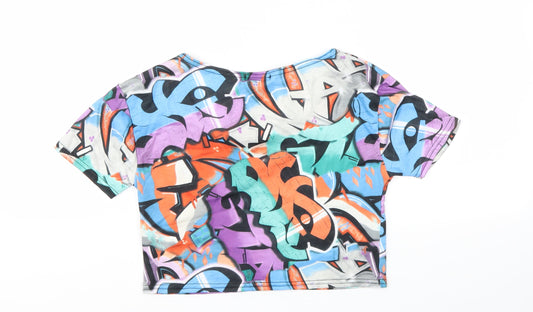 Signature Girls Multicoloured Basic T-Shirt Size M