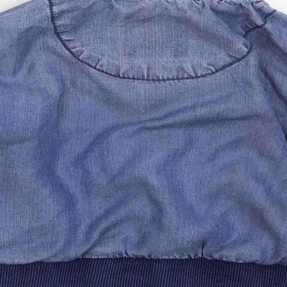 NEXT Boys Blue Bomber Jacket Jacket Size 3 Years