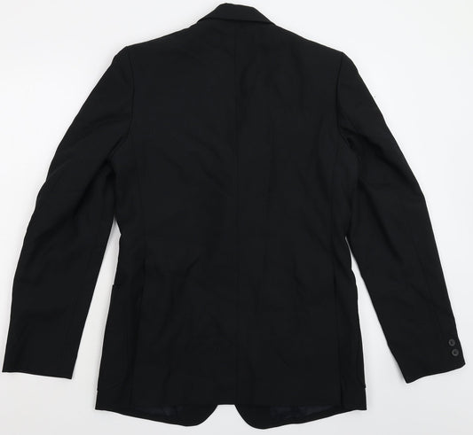 Invicta Womens Black Jacket Blazer Size 16