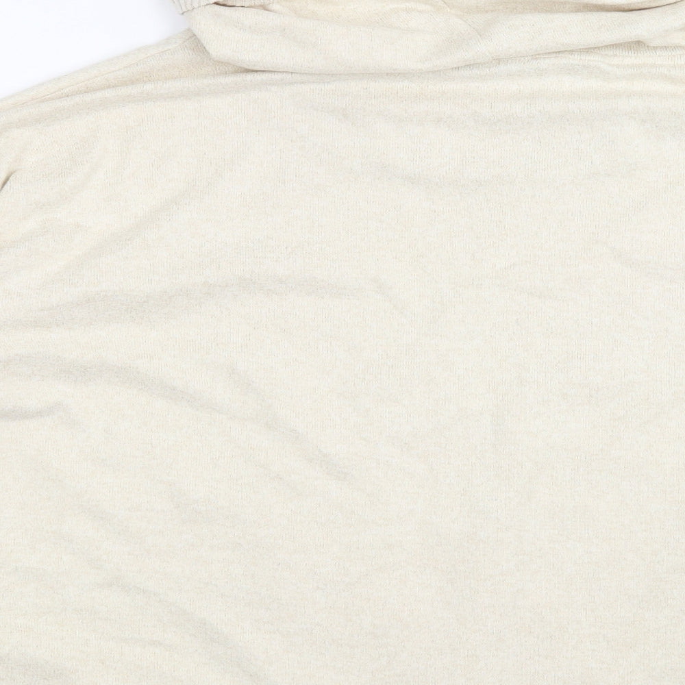 Brand and care label for TU women’s beige jumper, size UK 14