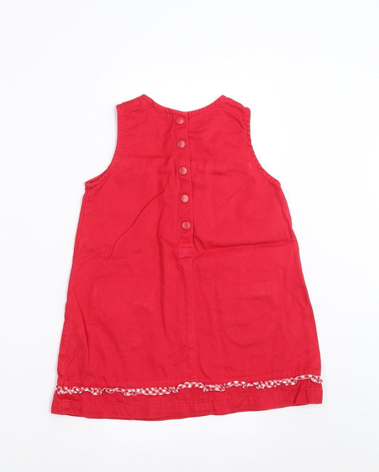 H&M Girls Red Shift Size 18-24 Months