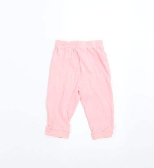 George Girls Pink Trousers Size 6-9 Months