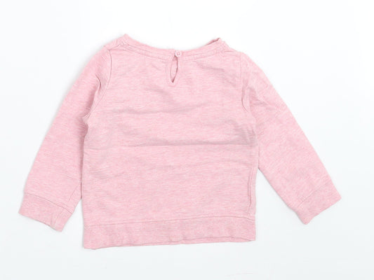 Mini Club Girls Purple Pullover Jumper Size 9-12 Months - Sweatshirt
