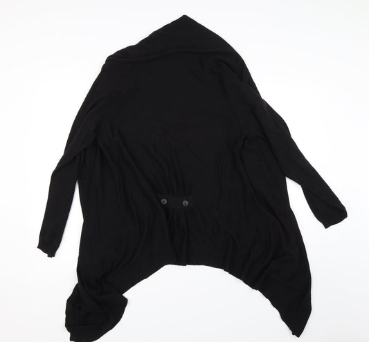 BM Womens Black Cardigan Jumper Size M