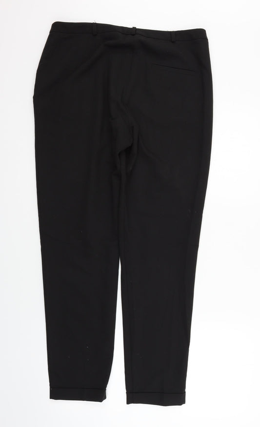 ASOS Womens Black Trousers Size 12 L27 in
