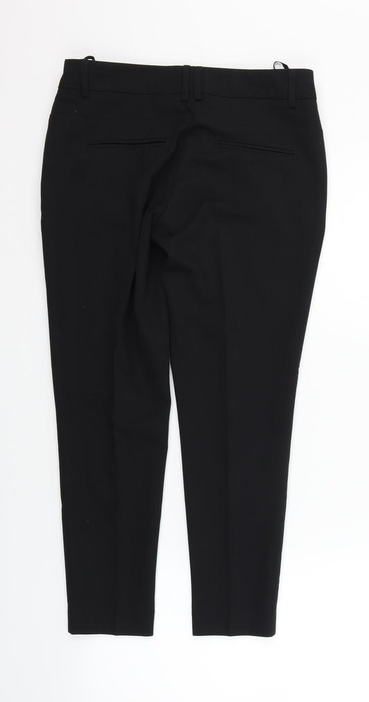 NEXT Womens Black Trousers Size 6 L26 in