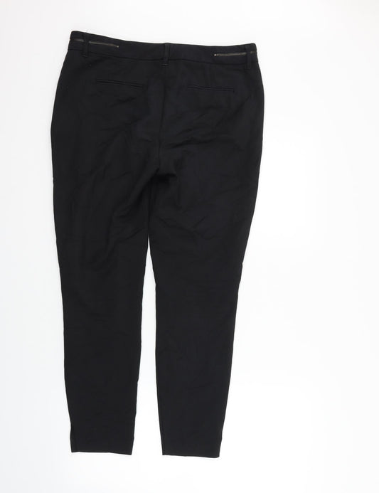 NEXT Womens Black Trousers Size 12 L26 in