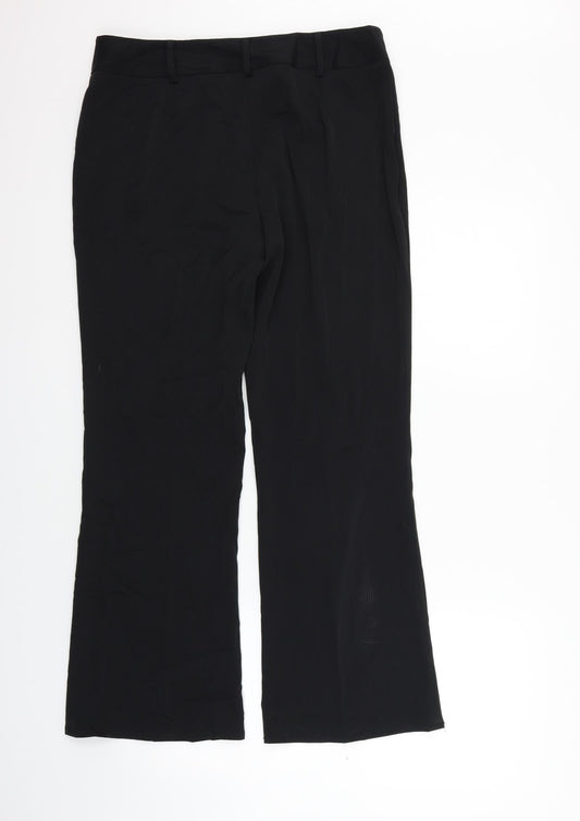 NEXT Womens Black Trousers Size 12 L29 in
