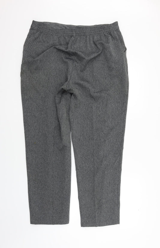 Marks and Spencer Womens Green Trousers Size 16 L29 in