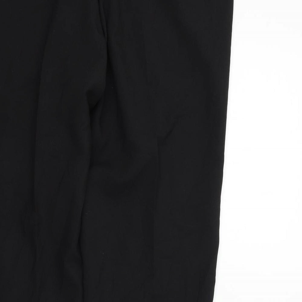 Marks and Spencer Womens Black Trousers Size 32 in L31 in