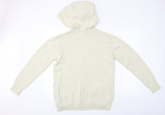 Apricot Womens Beige Pullover Hoodie Size 16