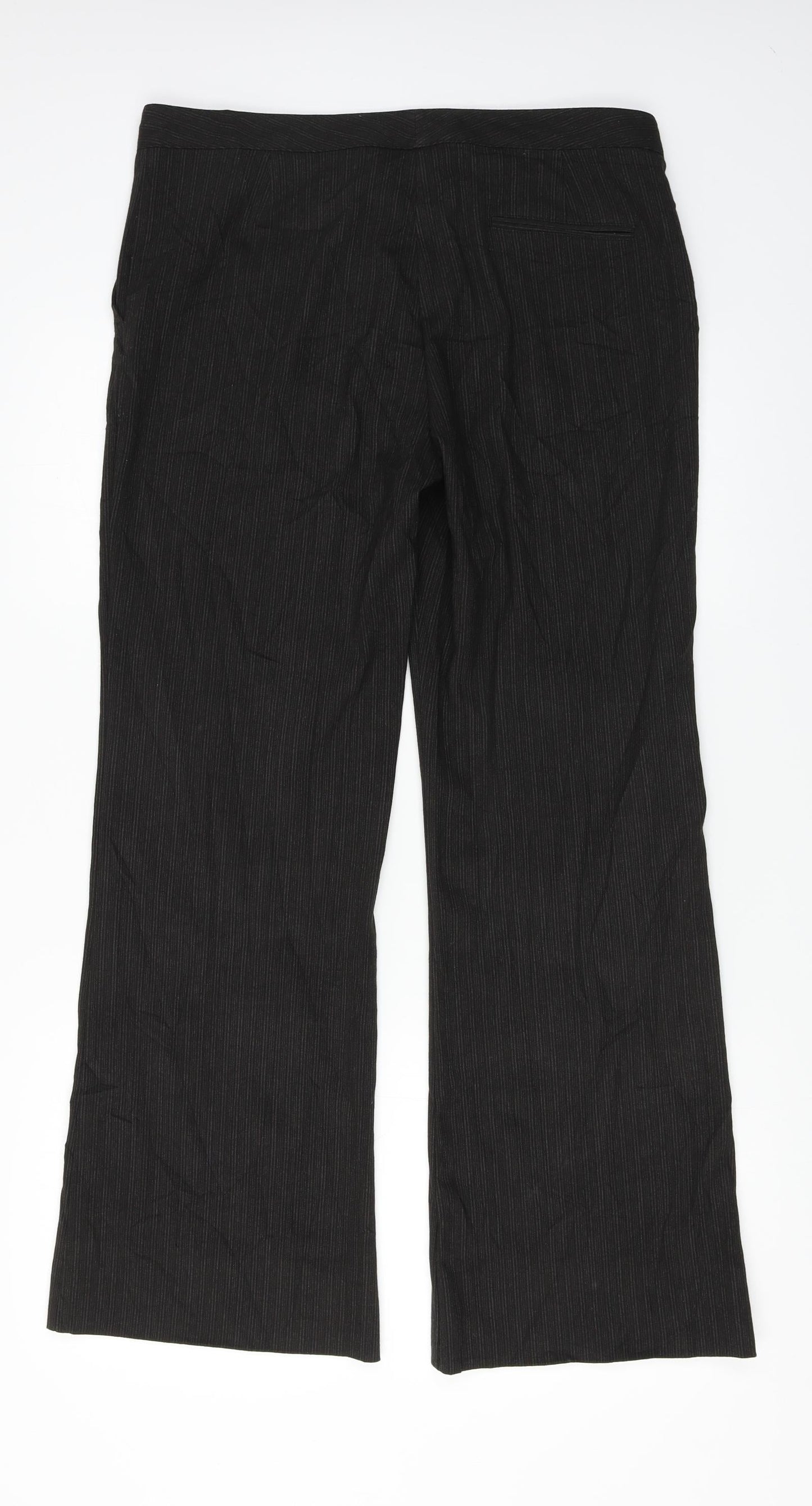 Armanto Womens Black Trousers Size 34 in L24 in