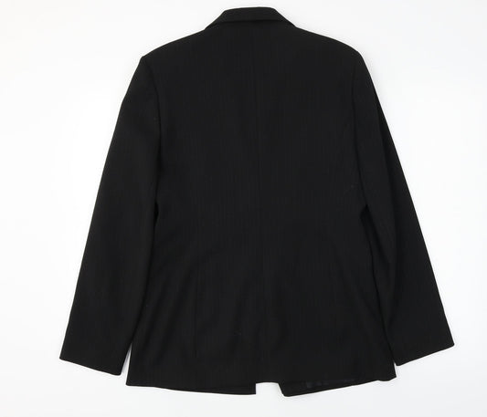 Select Womens Black Jacket Blazer Size 12