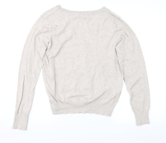 H&M Womens Beige Pullover Jumper Size M