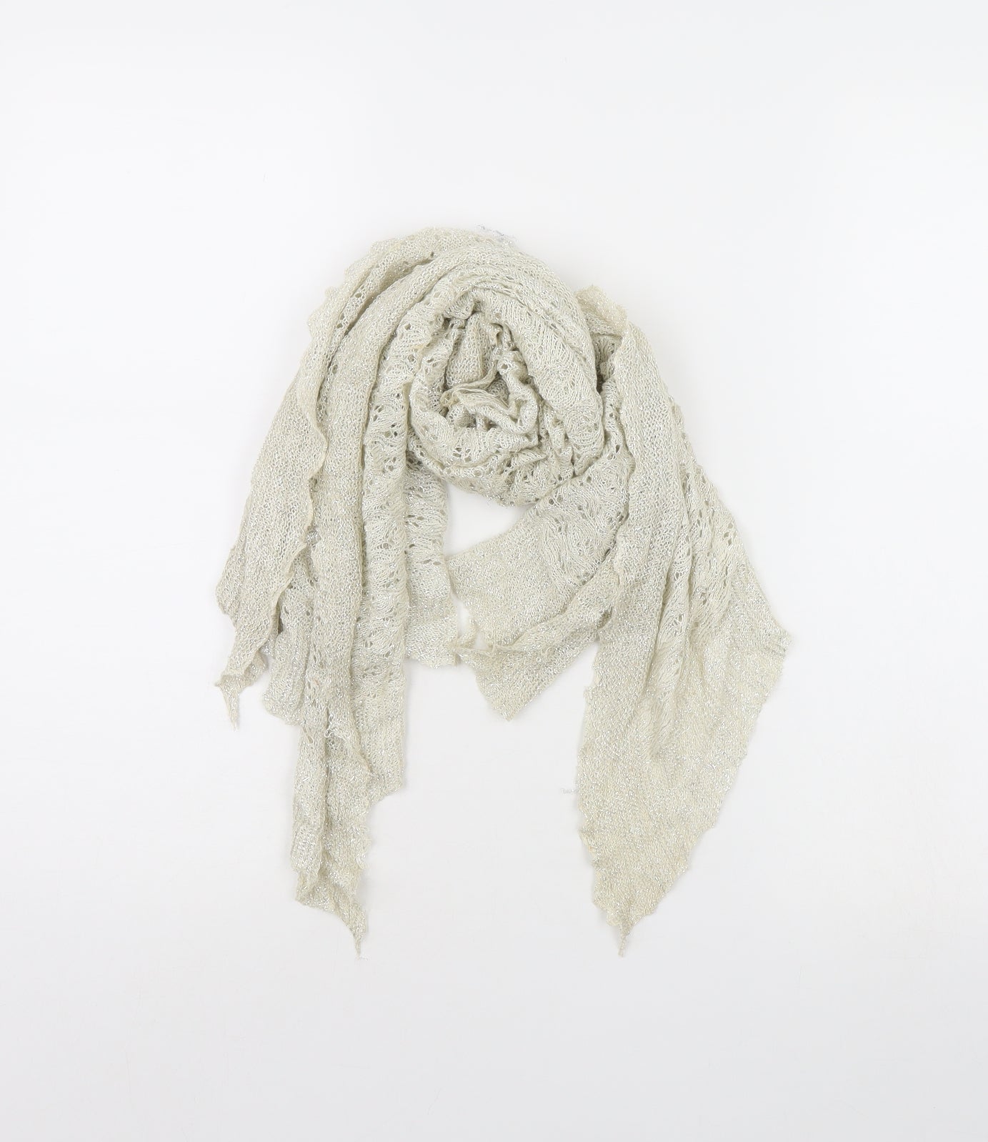Preworn Womens Gold Scarf