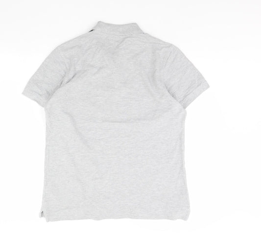 Acw85 Mens Grey Polo Size M
