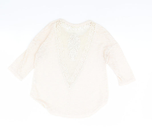 Ginger G Womens Pink Pullover Jumper Size M