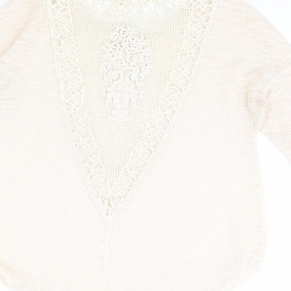 Ginger G Womens Pink Pullover Jumper Size M