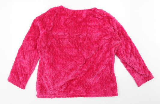 George Womens Pink Pullover Sweatshirt Size 12