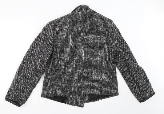 Isle Womens Black Jacket Coat Size 12