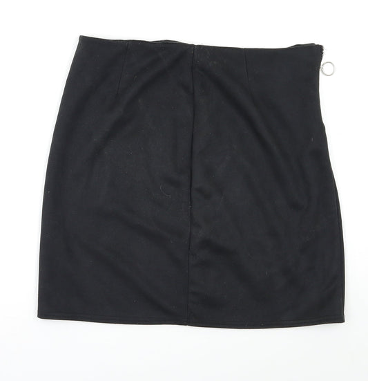 Love Yours Womens Black Mini Skirt Size 8