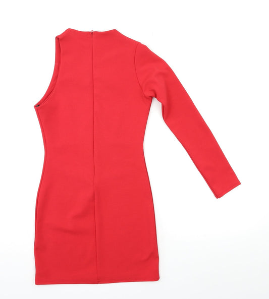 Missguided Womens Red Bodycon Size S