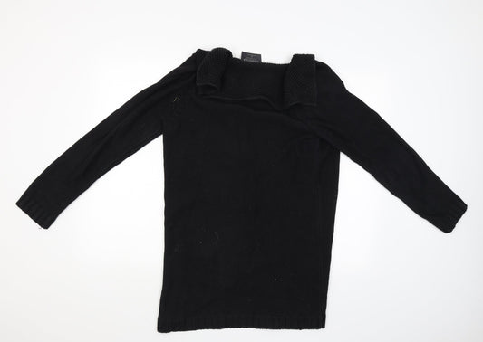 RESERVED Womens Black Cardigan Jumper Size L