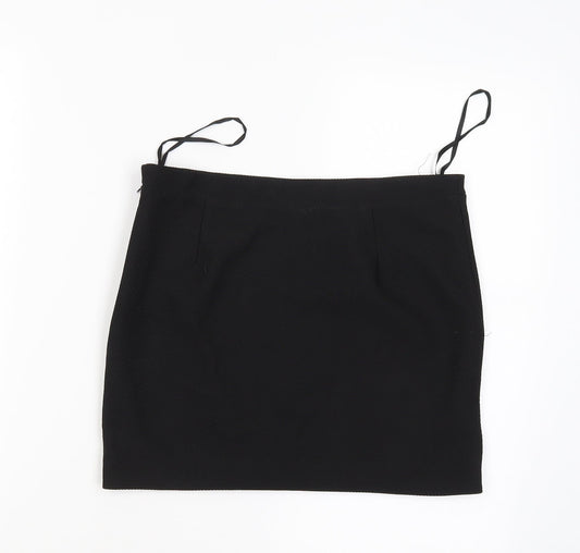 Lely Wood Womens Black Cropped Blouse Size S - studded