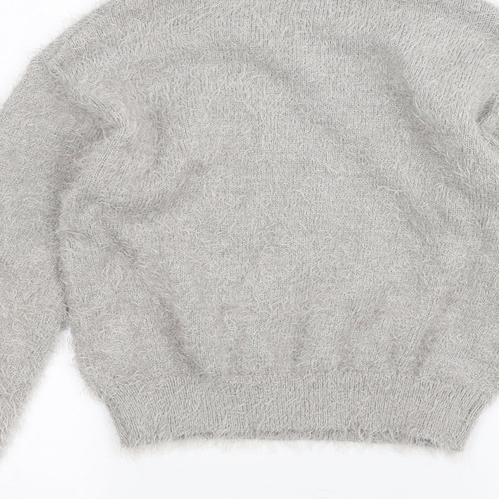FOREVER 21 Womens Grey Pullover Jumper Size S