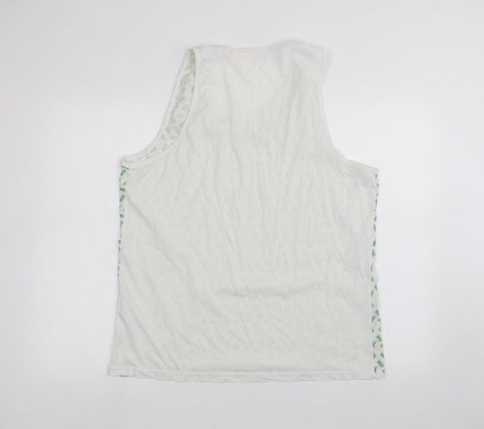 ACW 85 Womens White Basic Tank Size XL