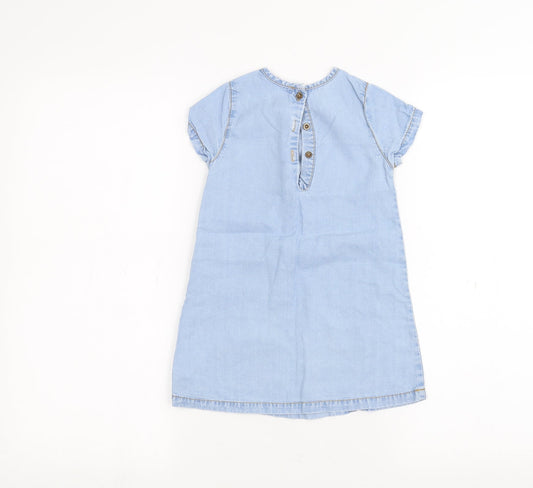 Young Dimension Girls Blue A-Line Size 2-3 Years
