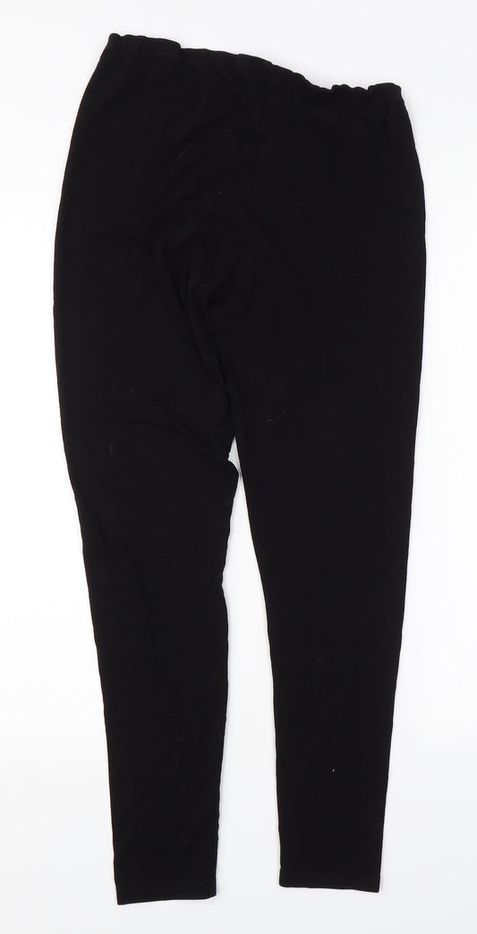 Primark Womens Black Jogger Leggings Size S L27 in