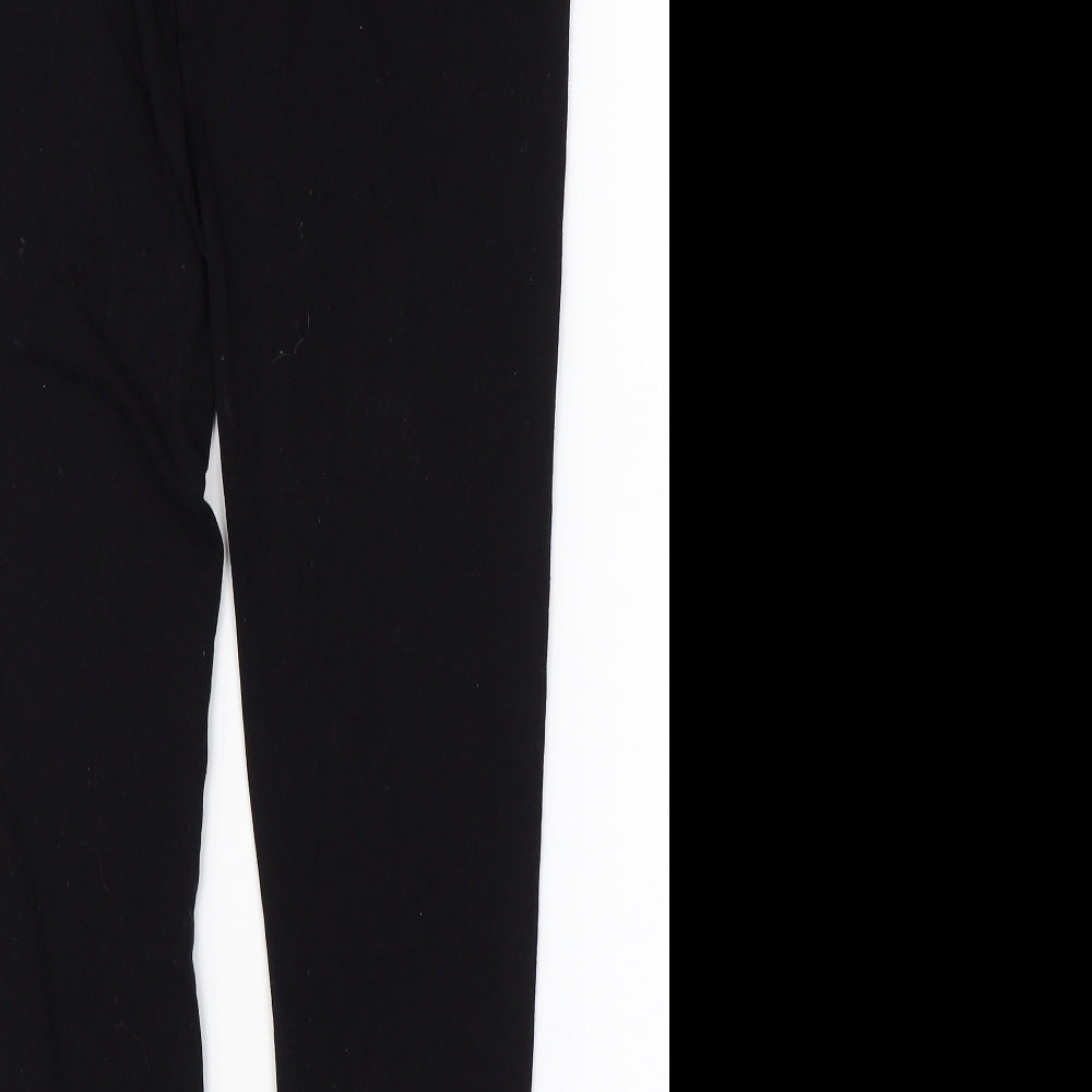 Primark Womens Black Jogger Leggings Size S L27 in