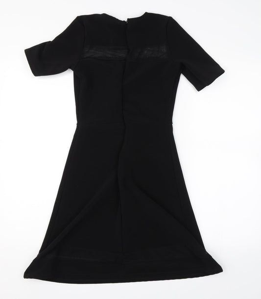 Samantha Fairs Womens Black Shift Size 6